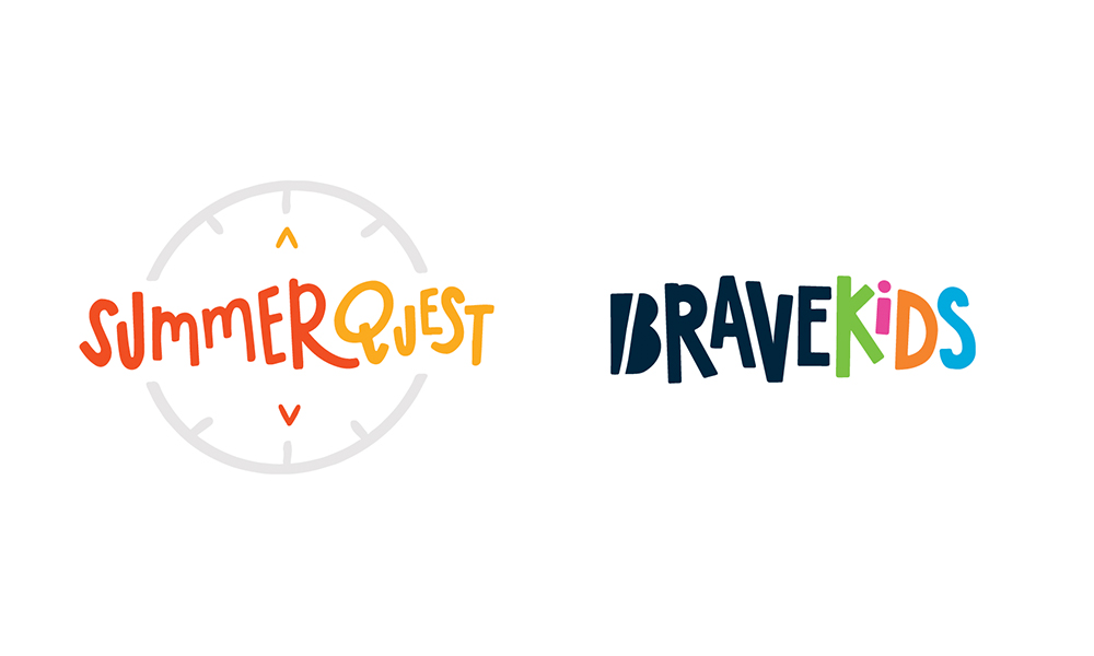 BRAVE Kids and Summer Quest logos