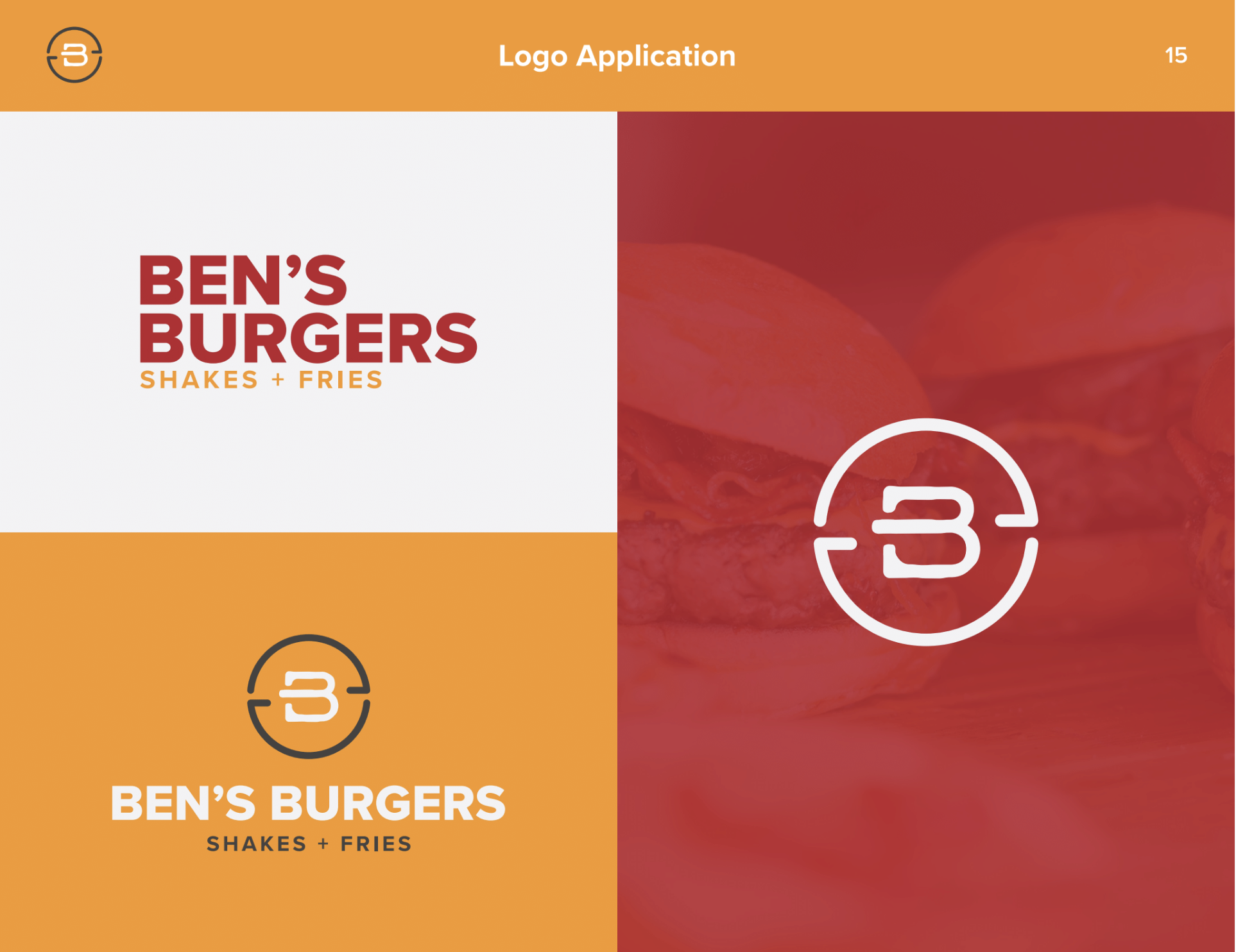 Ben's Burgers logo and branding elements
