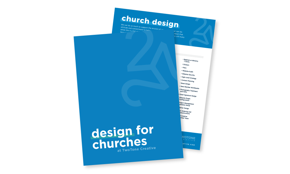 Church design lead gen preview mockup