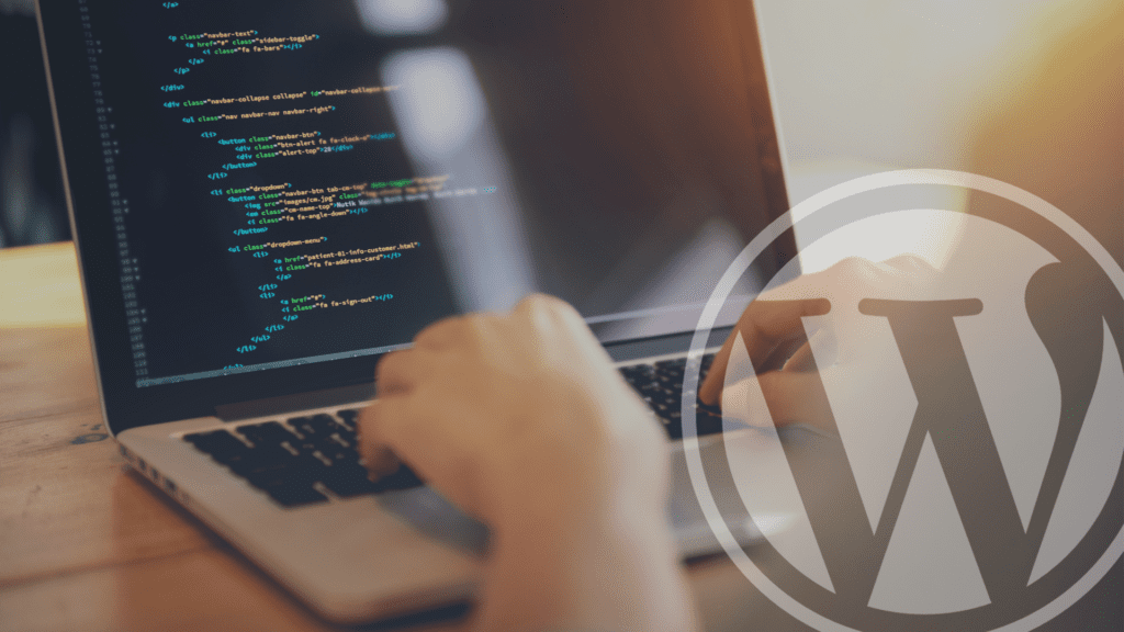 Typing WordPress html code