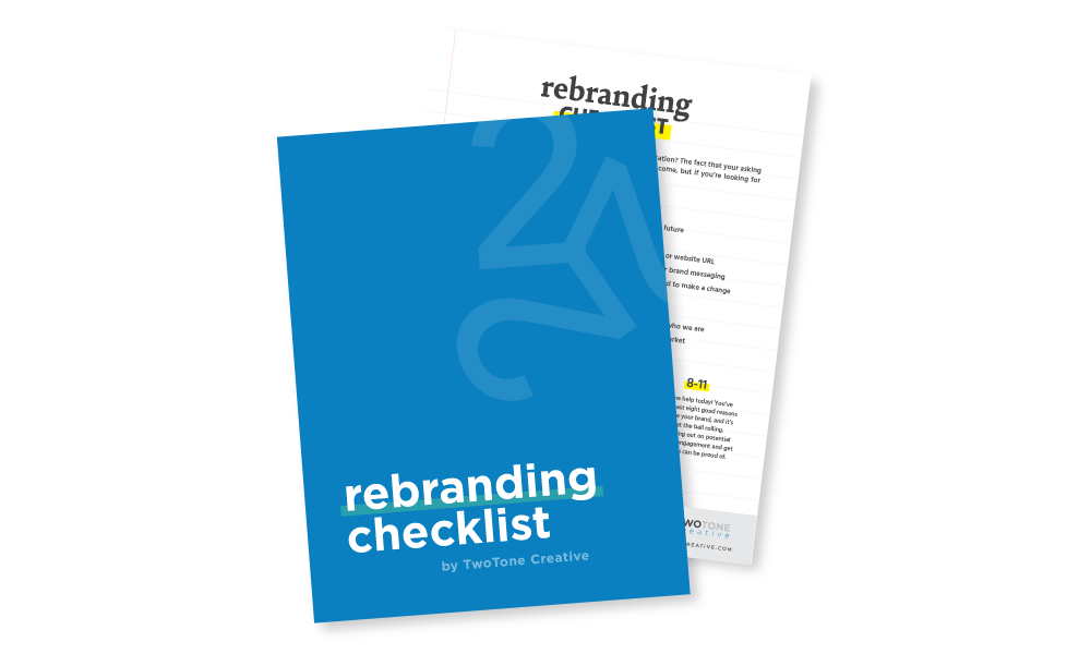 Rebranding checklist lead gen preview mockup