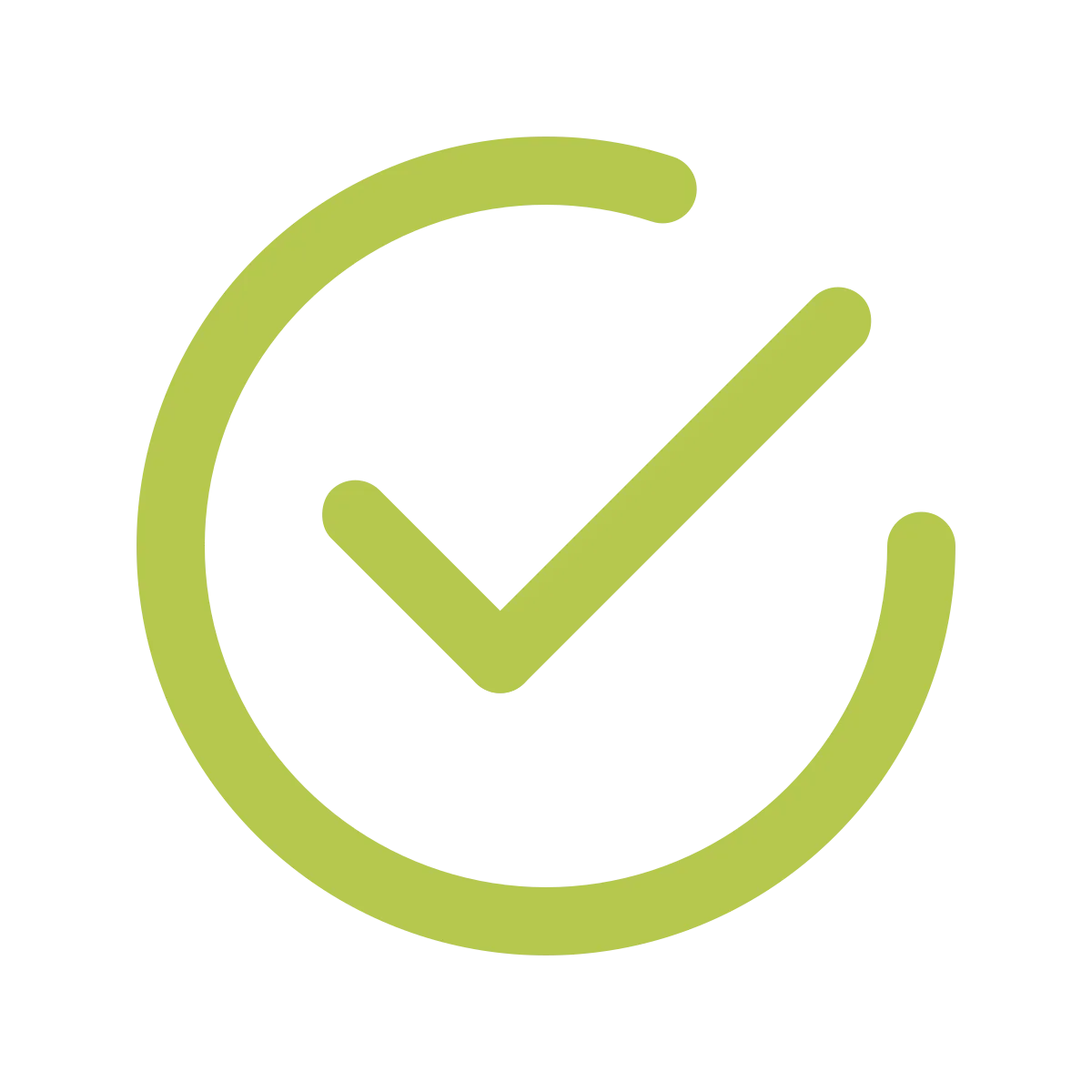 green checkmark