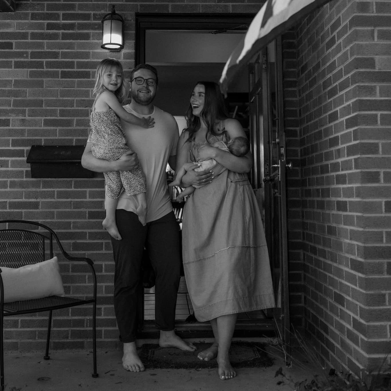 Emily Field and family, supportive culture at TwoTone Creative.