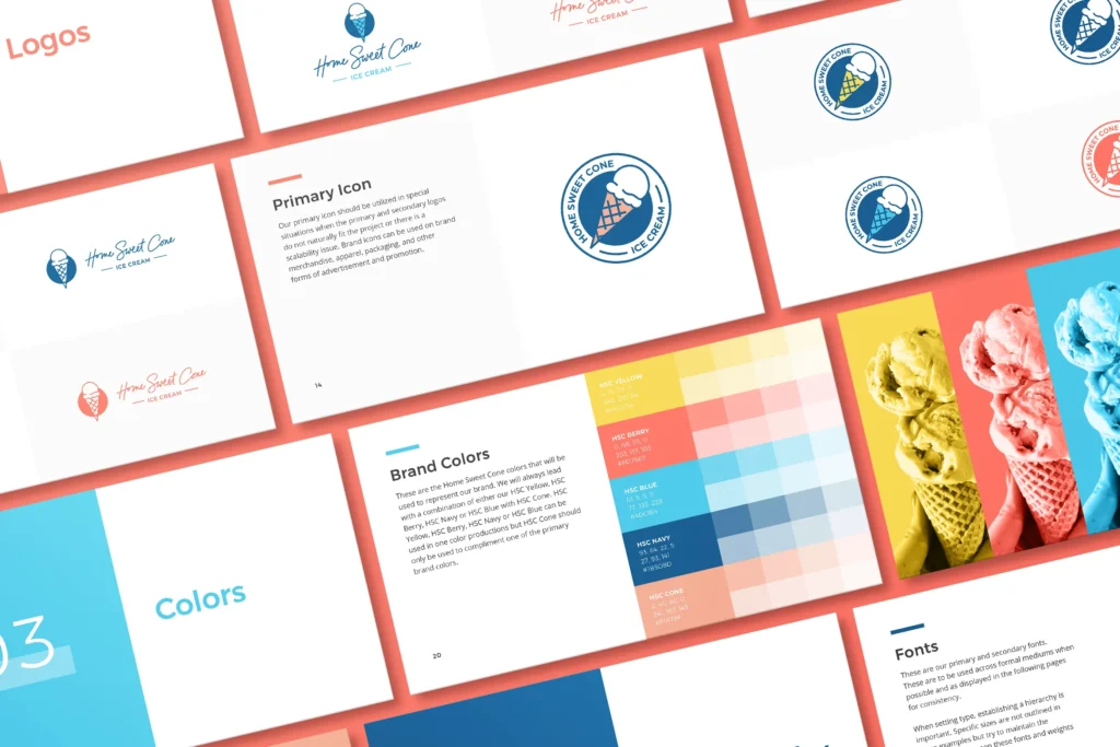 hsc brand guide mockup copy at TwoTone Creative