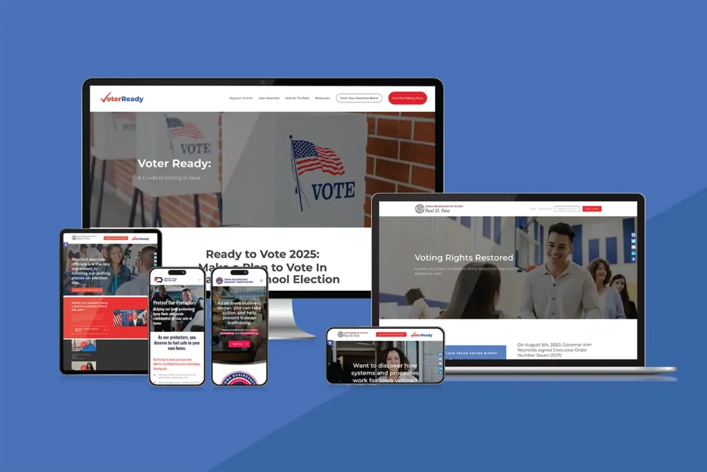 SOS Web Design Case Study ft img at TwoTone Creative