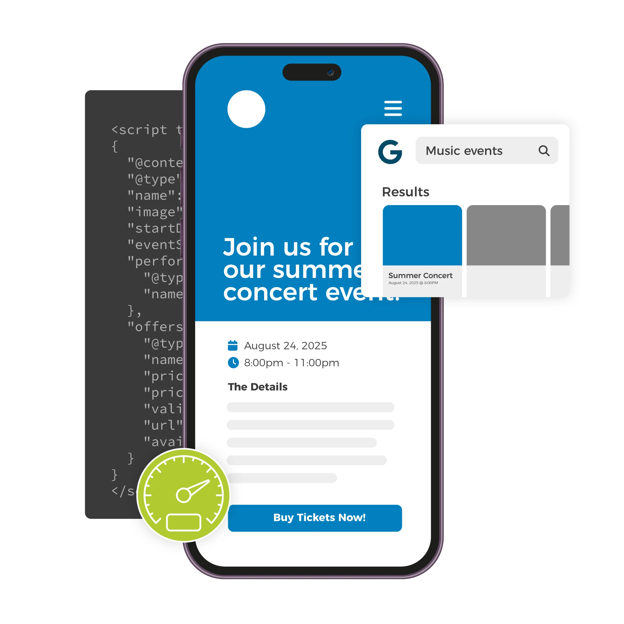 SEO Marketing Agency Mockup - Technical SEO Concept mockup on mobile