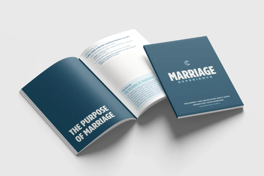 marriage booklet at TwoTone Creative