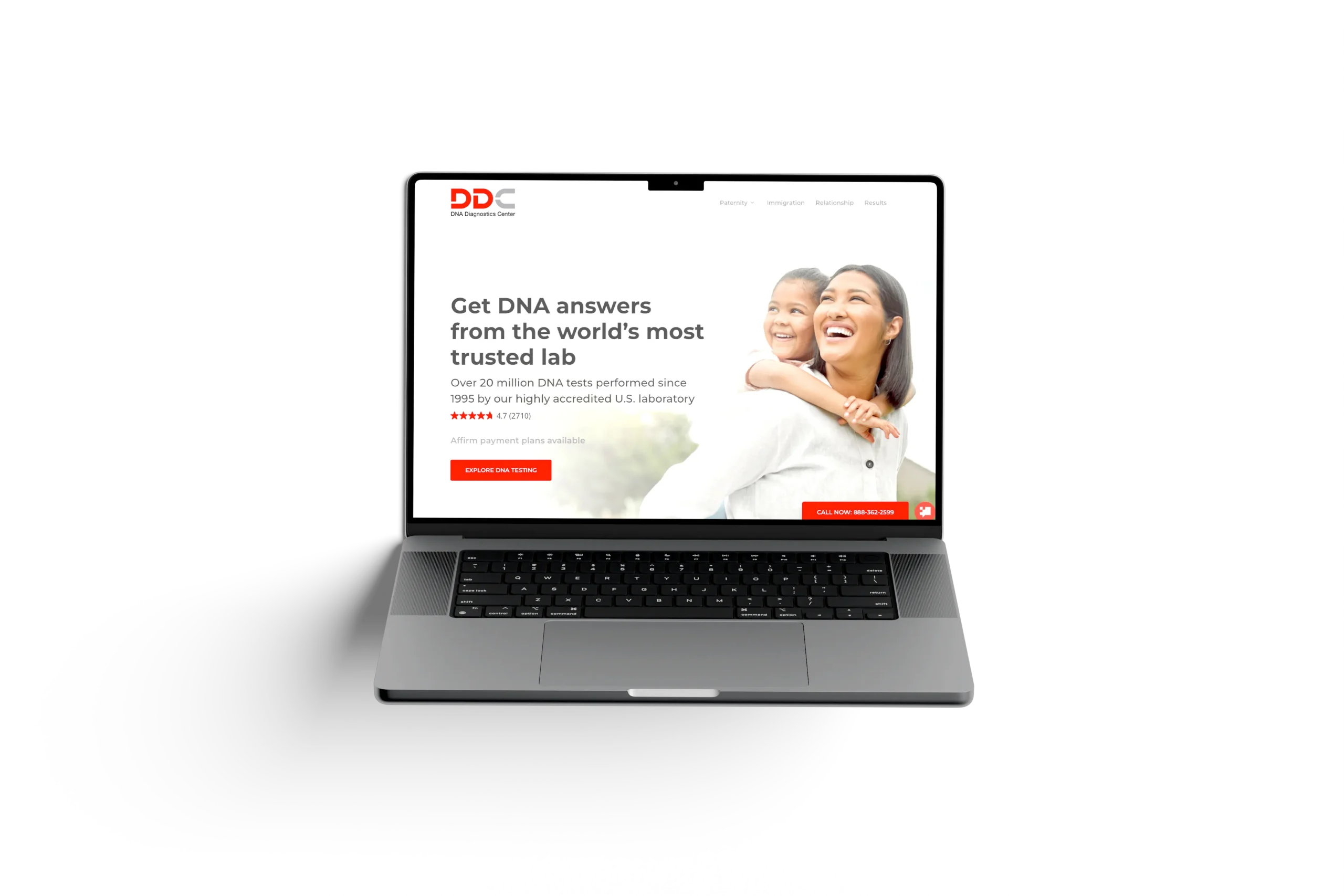 website ddc mockup scaled at TwoTone Creative