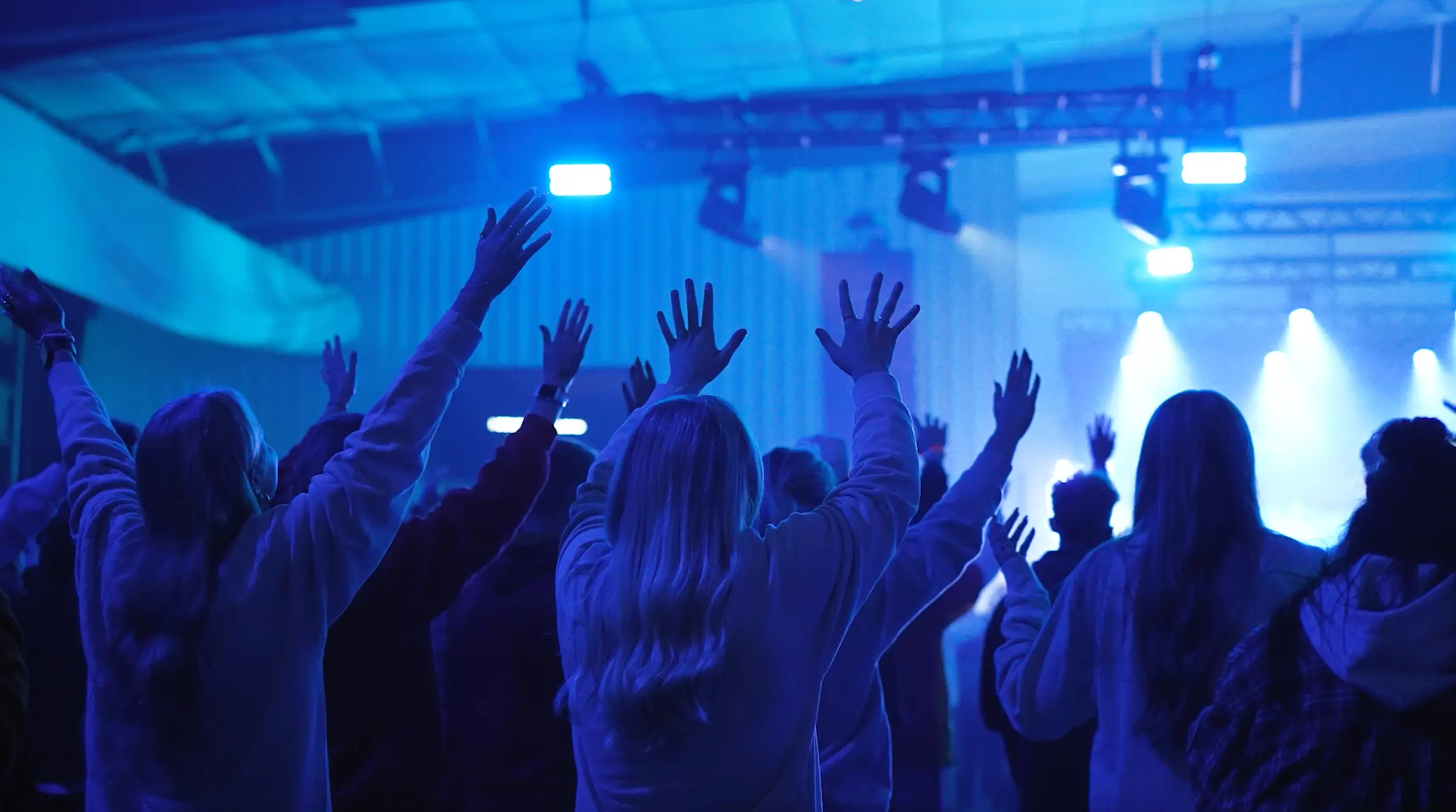 worship service worshipping at TwoTone Creative